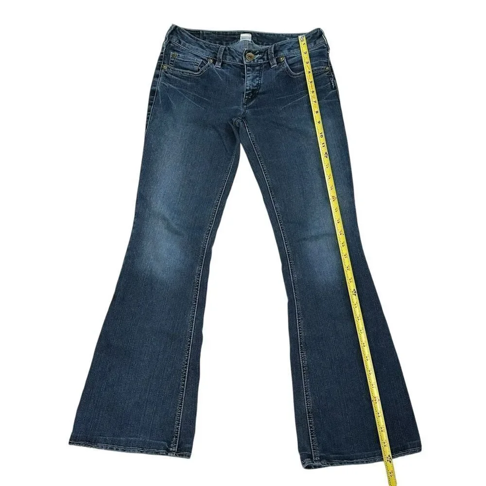 Silver Aiko Bootcut Dark Wash Low Rise Denim Blue Jeans Women’s Size 28x29